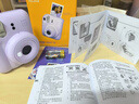 富士（FUJIFILM） instax mini12立拍立得一次成像相机 3英寸相纸一次成像旅游相机 MINI 12 鸢尾紫 实拍图