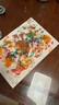 【全网低价】蒙玛特(Mont Marte)6色手指画颜料 儿童画画工具绘画水彩画幼儿园小孩美术班可水洗水粉工具箱围裙涂鸦套装美术写生 实拍图