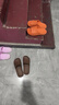 京东京造【抗菌皮纹拖】eva软弹家居防臭浴室夏季新款拖鞋女 深棕色 39-40 实拍图