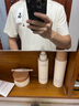 杰克·琼斯（JACK&JONES）25年男装T恤男夏季T恤舒适男士短袖凉感多色上衣纯色水洗不易走形 A05米白色 S 实拍图
