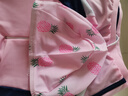 佑游儿童泳衣女孩分体泳装女童游泳馆速干温泉游泳四件套32005粉色XL 实拍图