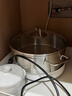 Momscook 不锈钢煲汤锅电磁炉通用火锅复底火锅盆平底双耳汤锅锅具 【热销推荐】 26cm 实拍图