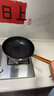 珍珠生活日本原装进口炒锅无涂层物理防粘铁锅 家用平底炒菜锅 燃气灶锅具 实拍图