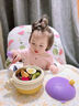 taoqibaby婴儿辅食碗吃饭迷糊餐具宝宝小月龄多功能PPSU汤碗吸管碗 实拍图
