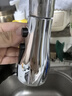 一靓厨房抽拉式龙头喷头伸缩龙头防溅水花洒替换配件出水嘴抽拉喷头 A2款：三模式出水 银色 实拍图