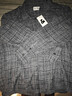 杰克·琼斯（JACK&JONES）春秋新款宽松翻领格纹花呢潮流百搭小香风外套长袖衬衫夹克男款 水泥灰色E39 常规 XL 实拍图