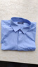 杉杉（FIRS）短袖衬衫男中年商务休闲正装宽松免烫衬衣 229蓝色短袖  42  实拍图