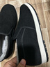 强人加绒保暖冬季男棉鞋条绒款防寒平底休闲男鞋 经典棉布鞋 黑色 42 实拍图