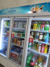 新飞 （Frestec）展示柜冷藏保鲜柜酒水饮料冰柜双开门冷藏柜酒店冷藏保鲜柜超市直冷玻璃门风冷无霜冰箱立式冷柜 三门蓝白1100L 【直冷省电】1.8米 实拍图