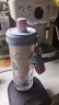 炊大皇吸管杯水杯女高颜值2025便携可爱tritan随行果汁杯果冻蓝650ml 实拍图
