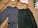 笙冉（SHENGRAN）【2条装】夏季薄款中年女士裤子高腰弹力直筒裤冰丝透气九分裤 绿色+灰色 夏季薄款 【2件装】 3XL 115-130斤 实拍图