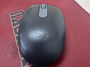 罗技（Logitech）M196 无线蓝牙鼠标 办公鼠标 笔记本商务办公家用 小巧便携 对称手型 石墨灰 实拍图