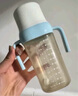 小土豆（potato）儿童水杯大宝宝吸管奶瓶PP水杯9个月以上带重力球 300ml萌动绿 实拍图