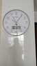 Timess 挂钟电波钟客厅万年历2025新款钟表日历时钟自动对时挂墙表30cm 实拍图