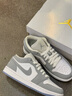 耐克NIKE篮球鞋男女同款小迪奥AJ1 JORDAN 1运动鞋DC0774-105白灰36.5 实拍图