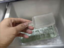 【出口转内销】按压冰块模具冰格家用食品级制冰盒冰箱制冰神器 【清新绿28格】单层套装 赠冰铲 实拍图