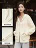 森马（Semir）针织外套女时尚学院风2026春撞色短款软糯miu系毛衫109126108004 实拍图
