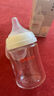 贝亲（Pigeon）婴儿宝宝玻璃奶瓶 防胀气奶瓶 第3代 宽口径自带奶嘴SS号160ml 实拍图