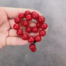 芯奢红色樱桃车厘子菩提根手串女绕指文玩朱砂色手链女菩提子佛珠手持 车厘子樱桃款 实拍图