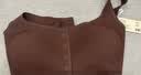 ubras母亲节礼物虞书欣同款无尺码前开扣好穿脱文胸罩女细肩带内衣无痕 前扣款-蜜茶棕色 均码 -plus（A-D杯） 实拍图