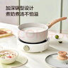 京东京造奶锅 辅食锅婴儿麦饭石色不粘煎煮汤锅泡面锅燃气电磁炉通用18cm 实拍图