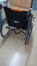 鱼跃 (yuwell)手动轮椅车H062折叠老人轻便免充气铝合金旅行手推代步 实拍图
