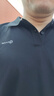 361度运动翻领t恤2025年春夏季新款休闲透气短袖情侣POLO衫 【男款】超级黑 3XL 实拍图