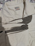 马登工装法式三袋夹克灯芯绒撞色拼接外套重磅纯棉白牛翻领上衣男春 米白色 2XL （偏大，建议拍小一码） 实拍图