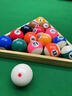 超梦侠台球子黑八8中式台球桌球美式球花式十六彩大号桌球标准球5 【6A 国标5.72cm】赠 3大豪礼 实拍图