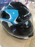 睿觅（RYMIC）摩托车头盔全盔3C认证专业机车骑行头盔四季男女977蓝灰飞刃XL 实拍图