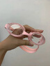 李宁LI-NING泳镜防水防雾男女高清游泳眼镜平光游泳镜LNJT224-9樱花粉 实拍图