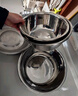 美厨（maxcook）304不锈钢盆筛五件套 30cm加大加厚洗菜盆沙拉盆 味斗套装MCWA797 实拍图