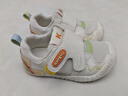 卡特兔宝宝学步鞋小K盾春季男童婴儿鞋儿童鞋1-3岁软底女童机能鞋 白黄-网面 25 内长15.5cm 脚长14.3-14.9 实拍图
