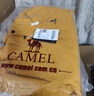 骆驼（CAMEL）三防冲锋衣户外登山服防水防风防污三合一保暖时尚运动外套 A9W214119AX，谷子黄，男 S 实拍图