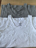 三枪【2件装】100%纯棉背心女士弹力打底内搭圆领百搭宽肩带吊带女衫 实拍图
