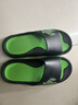 回力运动拖鞋男浴室内户外不易滑厚底凉拖鞋HL39391黑绿色43-44码 实拍图