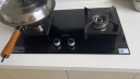 美的（Midea）燃气灶双灶家用5.0KW大火力黑晶宽面板台嵌两用双灶液化气灶Q330 实拍图