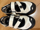 FILA FUSION斐乐玛丽珍凉鞋女鞋夏凉拖魔术贴海螺沙滩鞋子 微白/黑-WB 37.5 实拍图
