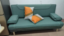 品上凯迪斯 现代简约多功能沙发床两用可折叠沙发床客厅沙发小户型懒人沙发 【新款猫抓皮】浅蓝 【炫彩海绵款】1.5米长2扶手2腰枕 实拍图