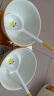 【超级爆品】陶瓷碗高颜值饭碗加厚碗勺套装可爱卡通碗盘餐具套装 山菊花2碗2勺 实拍图