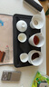 京东京造 整套茶具 羊脂玉功夫茶具高端泡茶会客茶杯套装白瓷盖碗15件套装 实拍图