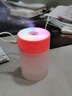 加湿器家用空气加湿器净化器空调房加湿器usb便携式办公学生宿舍补水孕妇婴儿卧室生日礼物女 【旗舰款】樱花粉-七彩氛围灯 实拍图
