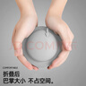 毕亚兹按压充气u型枕旅行便携飞机枕高铁飞机火车睡觉神器脖枕护颈枕 实拍图