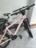 凤凰（Phoenix） 上海凤凰山地自行车成人男士女式学生变速宽胎越野赛车公路单车 铝架辐条轮粉【省力全轴承】 26寸24速【参考:158-188cm】 实拍图