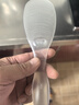 MARNA日本进口不粘打饭勺家用电饭煲盛饭勺子不沾米饭铲子带支架 饭勺大号-透明 实拍图