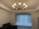 雷士（NVC）吊灯客厅灯大气美式现代简约灯具套餐轻奢灯LED餐厅灯饰全屋书房 曙光10头-带防尘盖吊灯 赠光源 实拍图