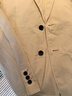 利郎空调服西服男外套轻薄凉爽皮肤衣24夏季 卡其色 170/84A  实拍图