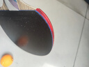 得力（deli）&安格耐特6星赛顶级乒乓球拍斑马木仿碳全能训练进阶快攻 横单拍 实拍图