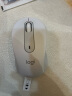 罗技（Logitech）优选系列M650无线蓝牙鼠标 办公蓝牙静音鼠标Mac苹果ipad鼠标人体工学双模鼠标大小手可选男女通用 M650中小手 白M（M750入门款） 实拍图