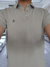 杰克·琼斯（JACK&JONES）25年polo衫男夏季无忧搭撞色罗纹翻领商务刺绣logo男士短袖POLO衫 伦敦雾C02 M 实拍图